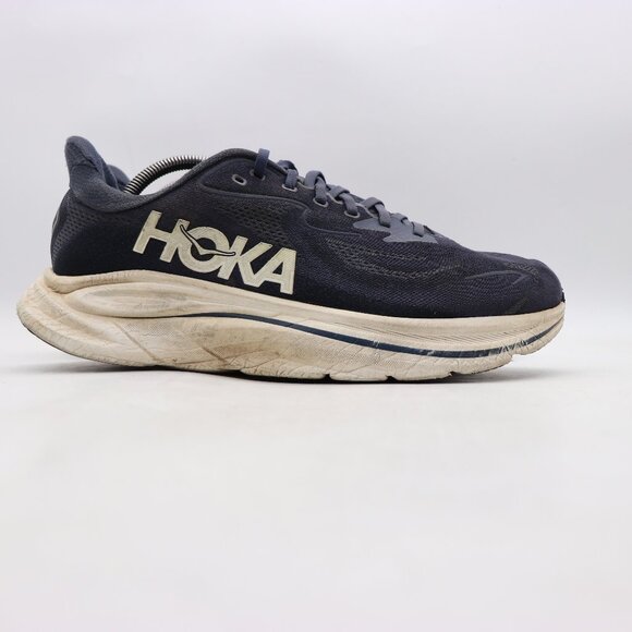 Hoka One One Clifton 10 Men\'s 10.5 D Blue Running Athletic Sneakers 1162030 NWT main image 8
